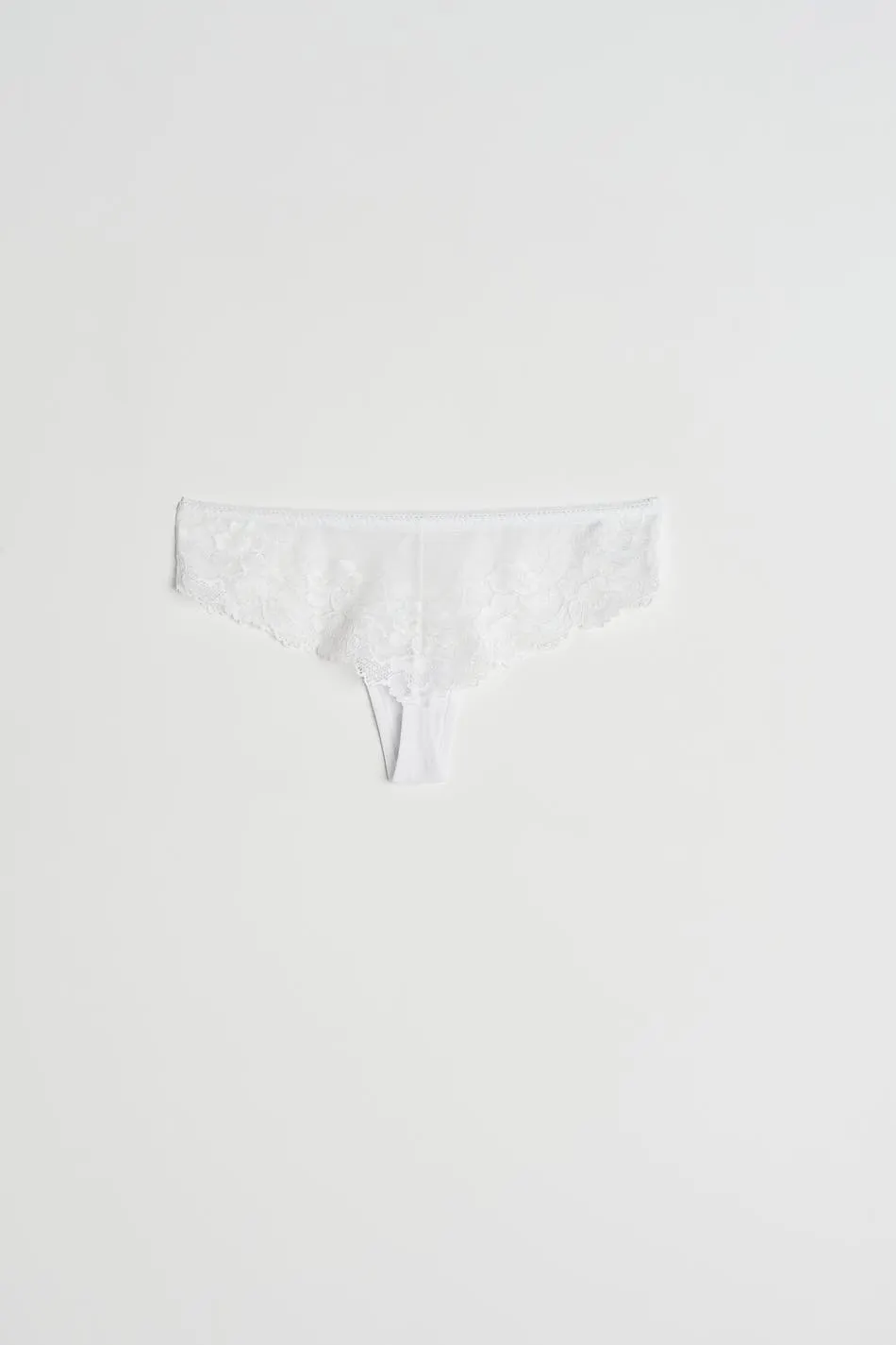 lace string - White - Women - Gina Tricot