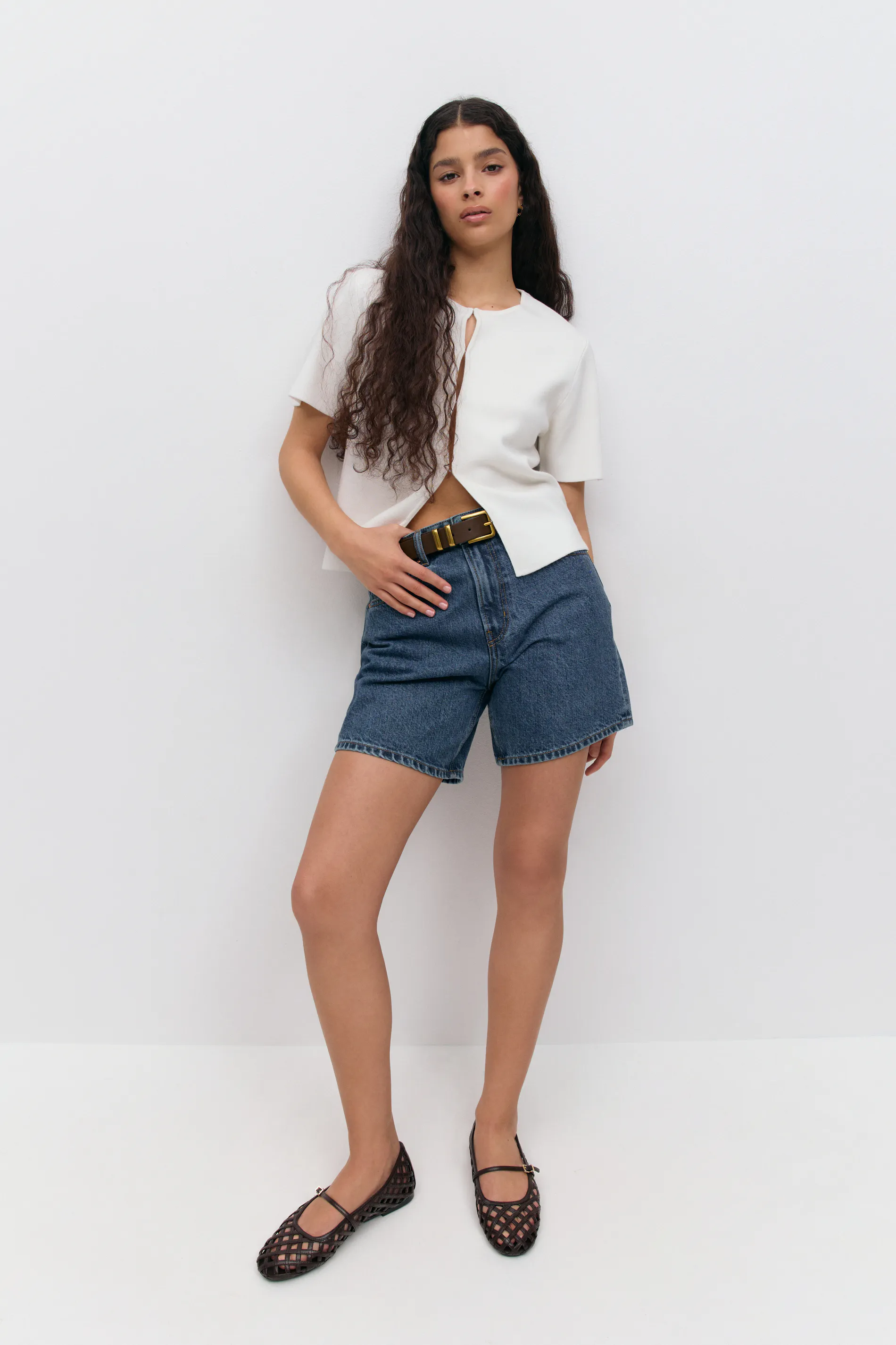 Ginatricot / Damen-Rock / Short denim Skirt