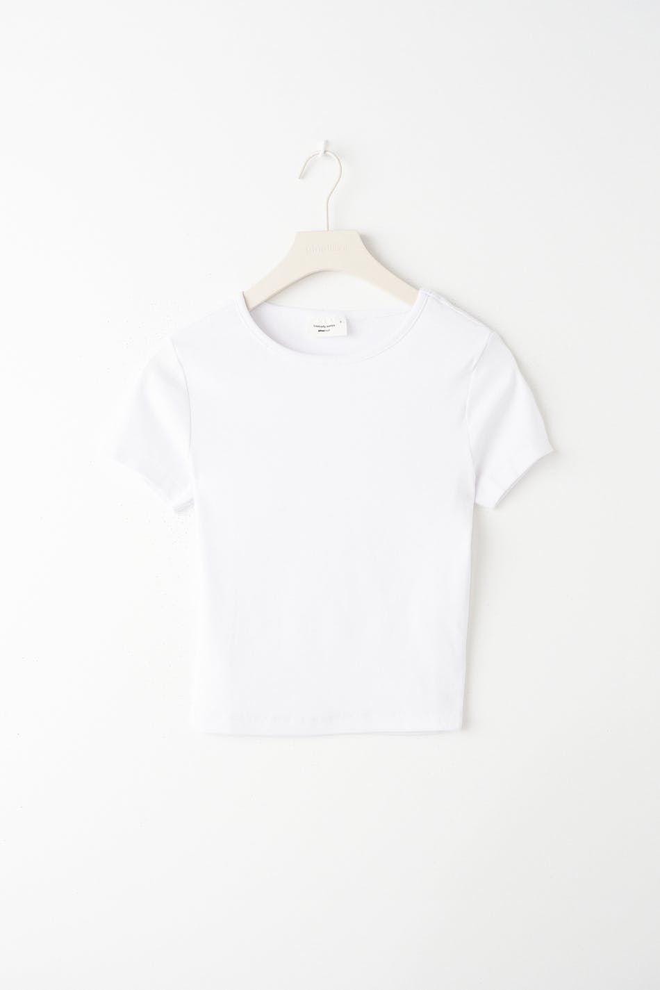 Gina Tricot - Basic tight top - t-skjorter - Hvit - XL - Dame