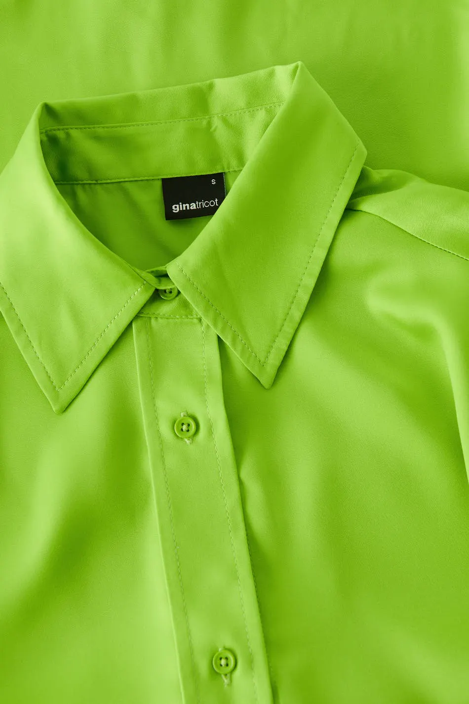 slim fit dress slacks Barry.Wang RainBow Contrast Collar Shirt Green Long Sleeve Designer Dr –  Barry. Wang main image 0