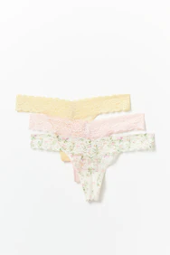 3-Pack Lace String
