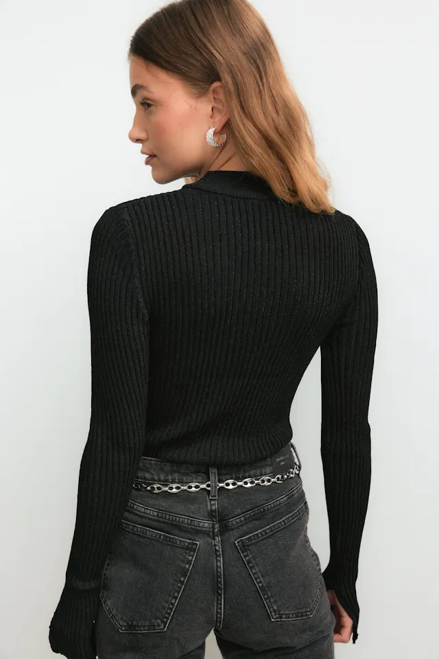 SINNIA KNITTED TOP WOMEN BLACK