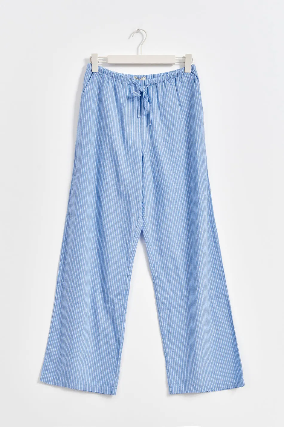 Linen blend trousers