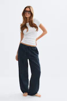 Linen Blend Trousers
