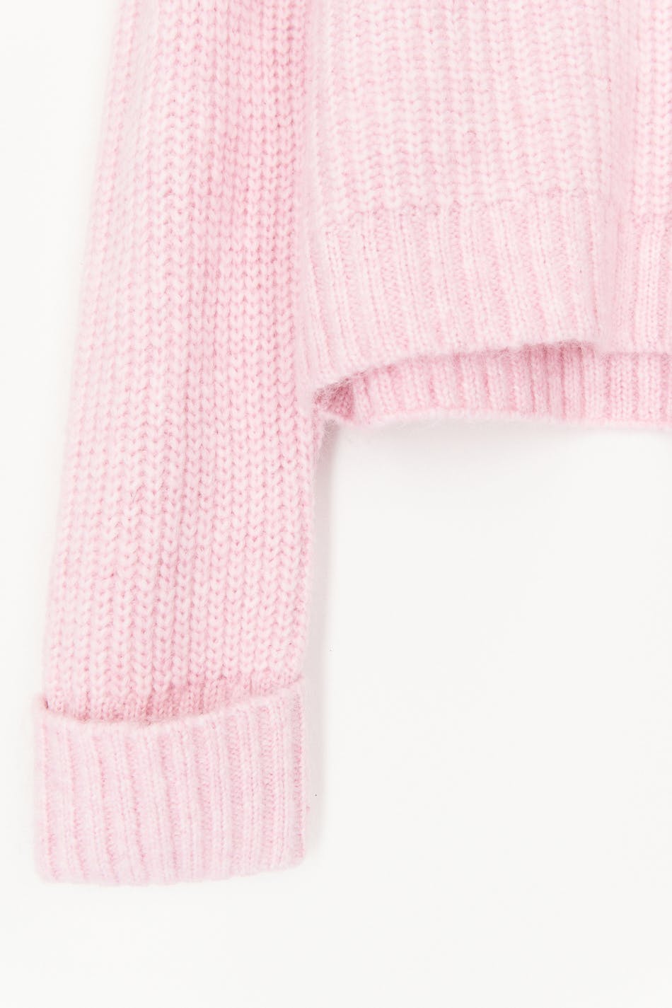 Y melange knitted sweater