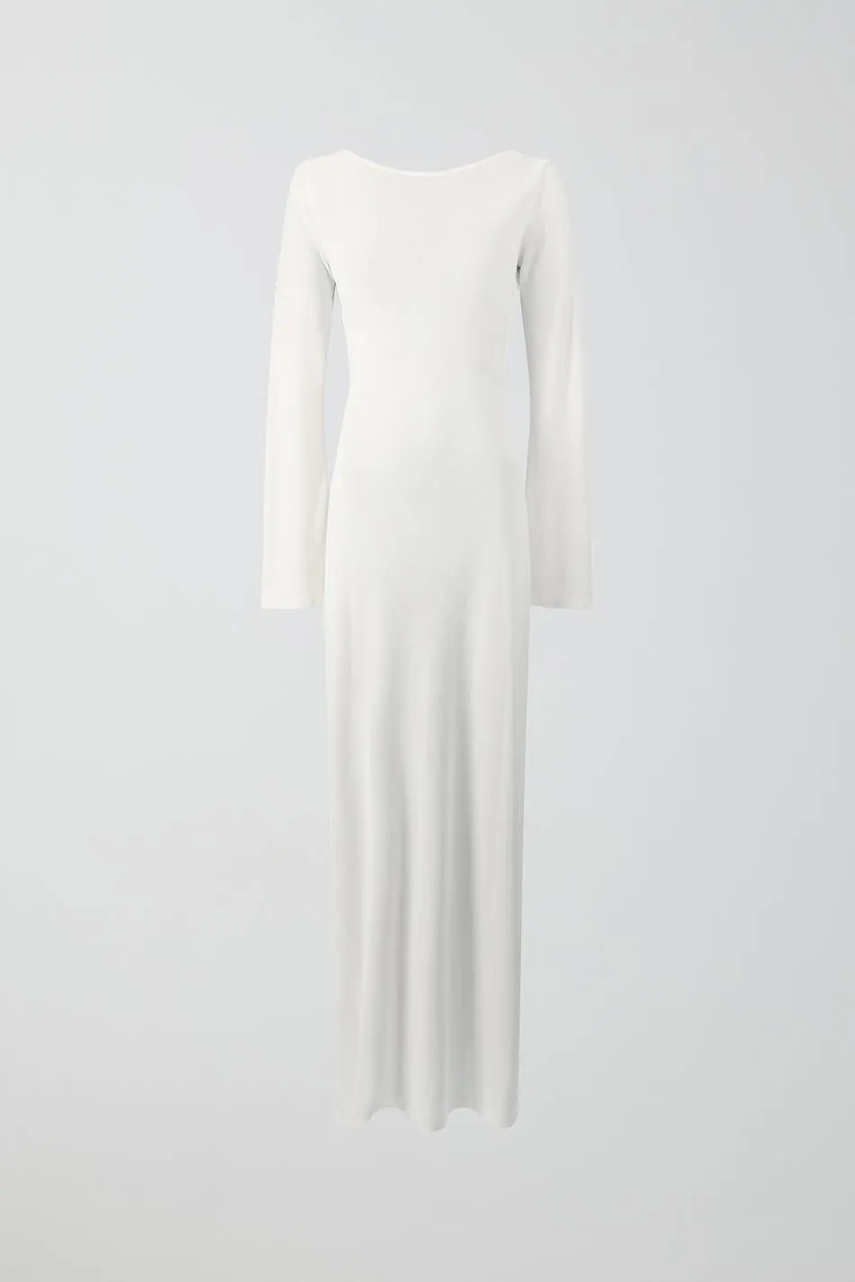 strapless open back dress Show Off White Cut Out Backless Maxi Dress main image 0
