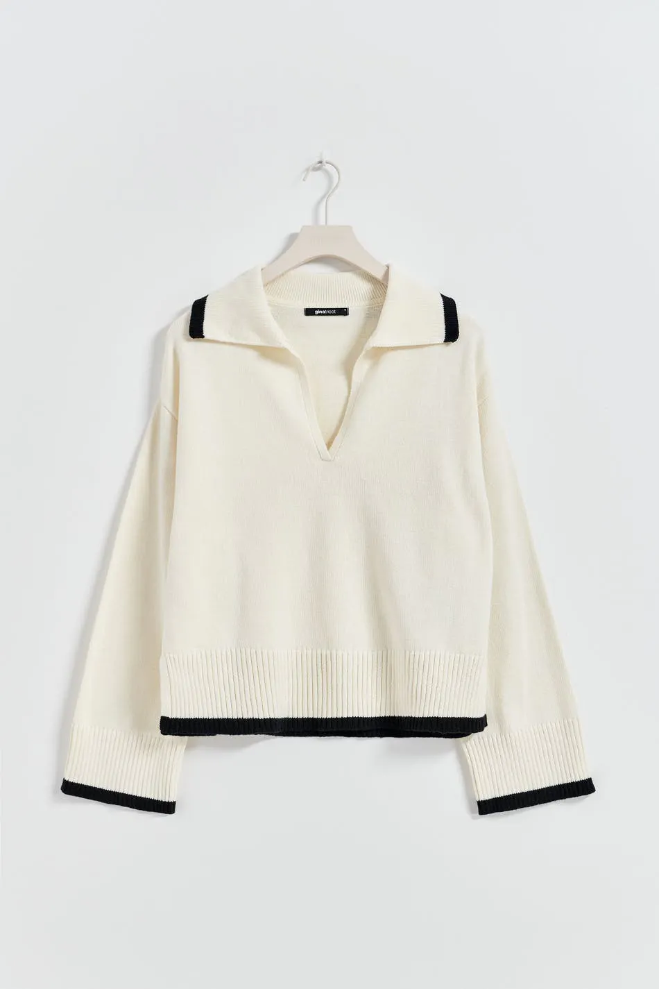 Pull Miracle à Motifs Pointés Et Finitions Crochet - Taille Junior S-M, Manches Longues, Neuf Sans étiquettes