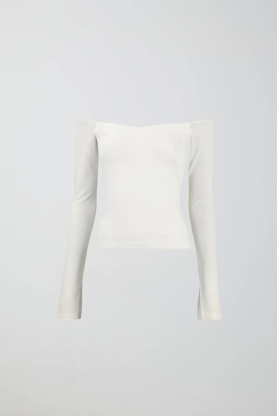 Gina Tricot - soft touch off shoulder top - Off shoulder topper - Hvit - XL - Dame