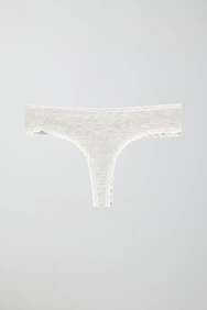 Cotton Half Thong