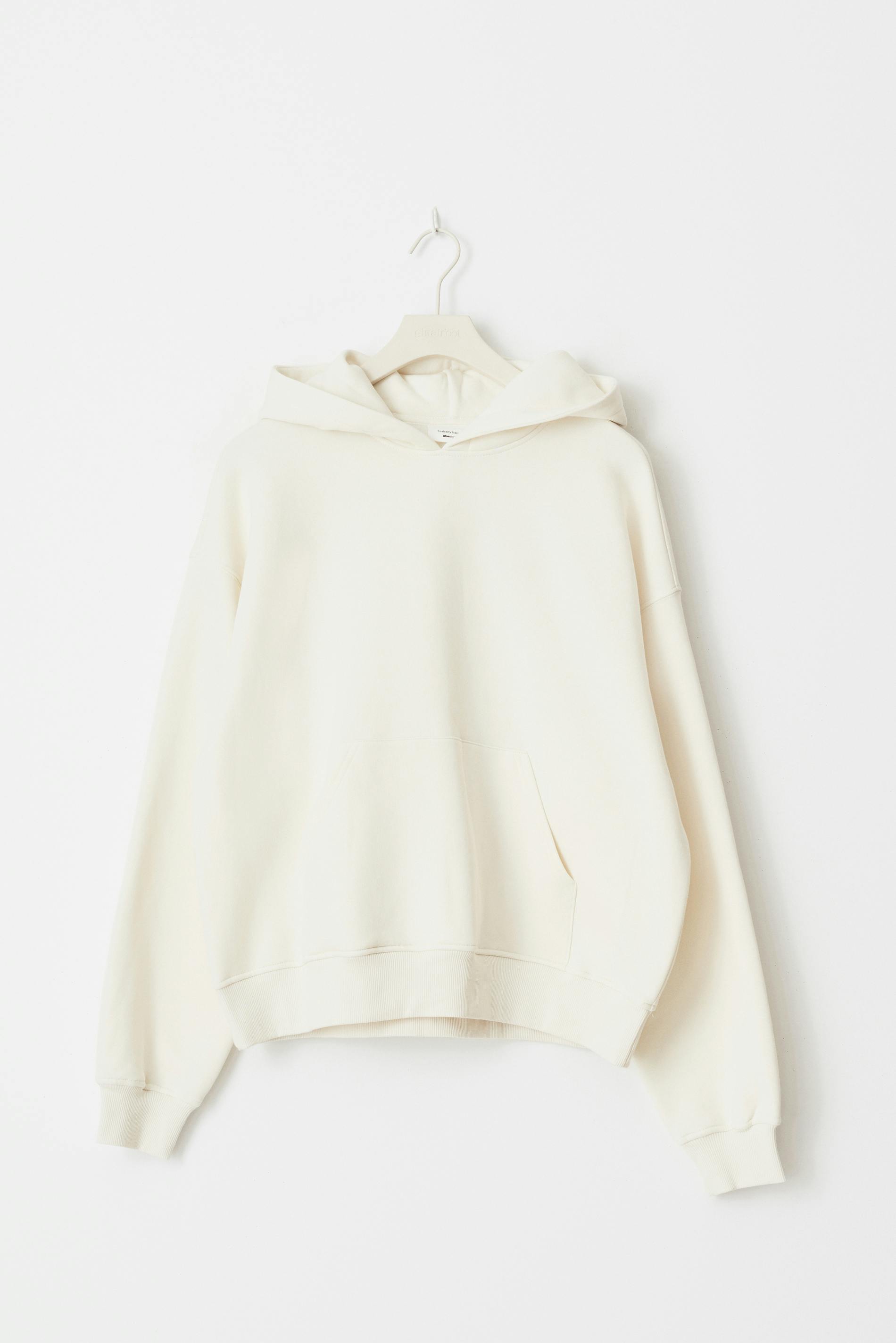 Iconic hoodie - Wit - Dame - Gina Tricot