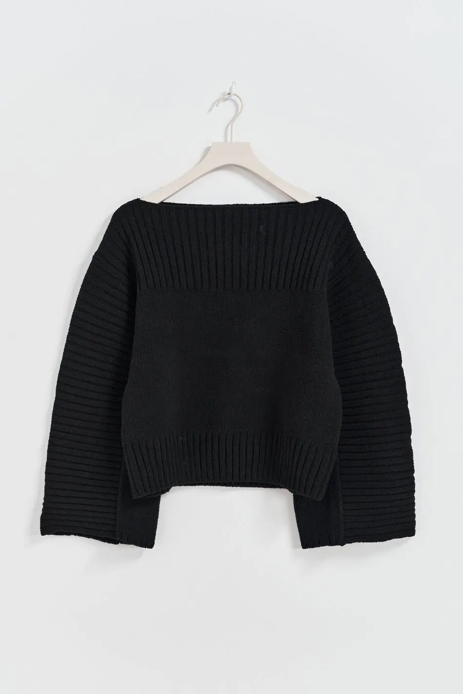 ニット/セーター lappartment Linen Boat neck Knit 100% linen knit boat neck sweater · Off White, Navy Blue, Sky Blue