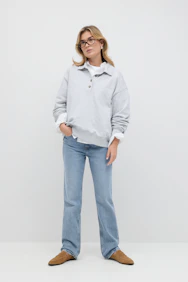 Mid Straight Jeans