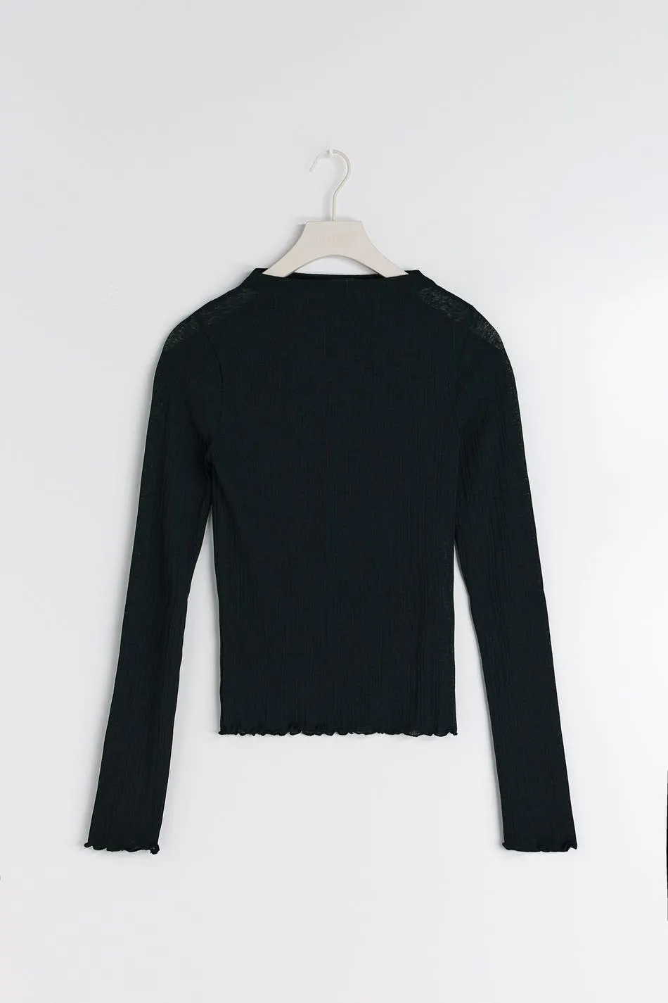 Sheer top - Black - Women - Gina Tricot