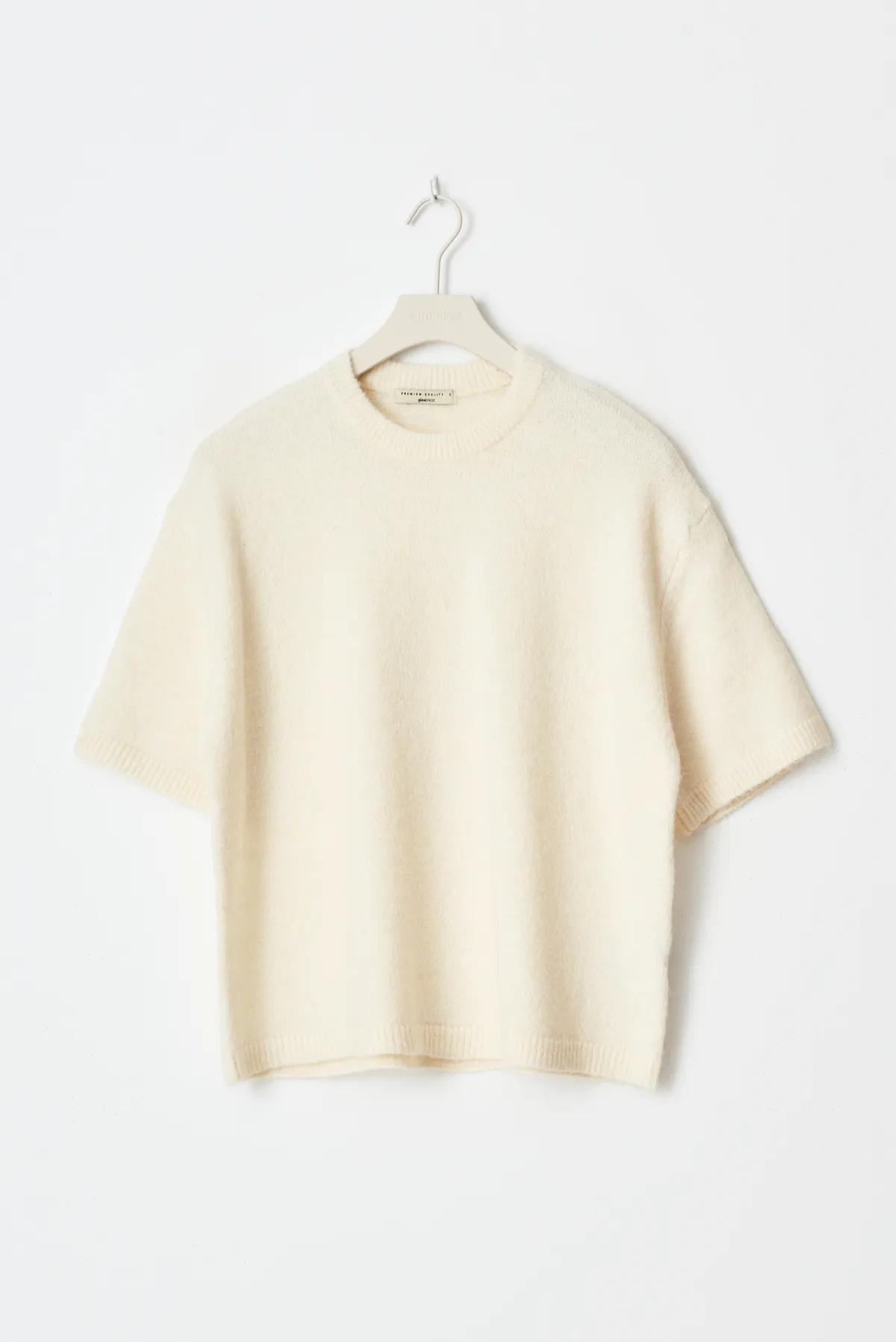 Knitted top - White - Women - Gina Tricot