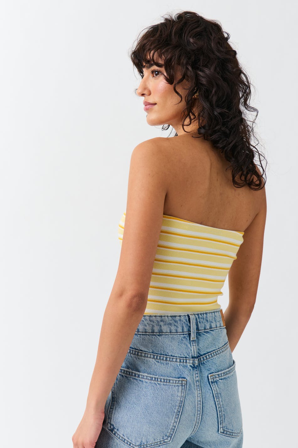 Tube top - Yellow - Women - Gina Tricot