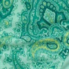 Green paisley