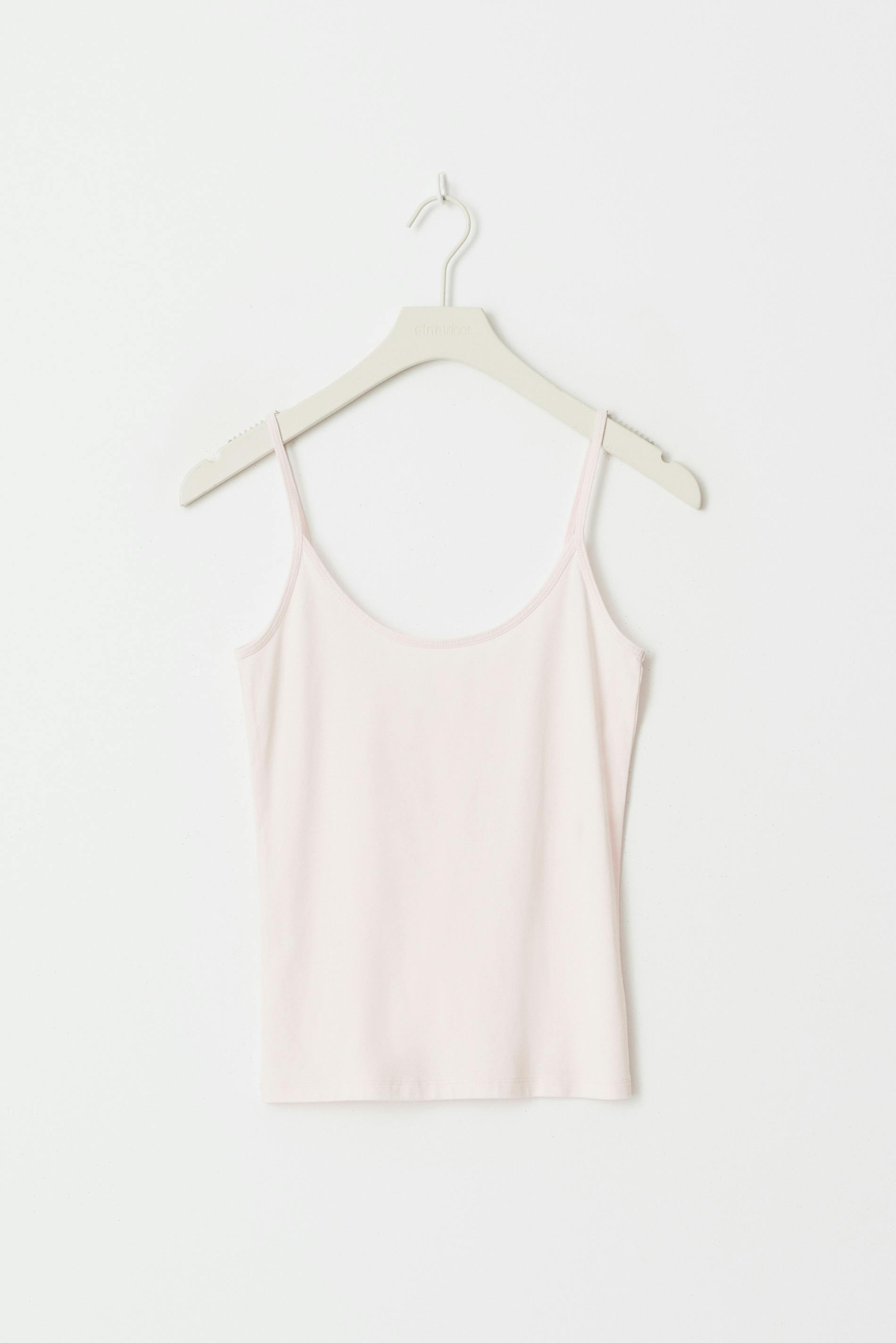 Basic strap singlet Pink Women Gina Tricot