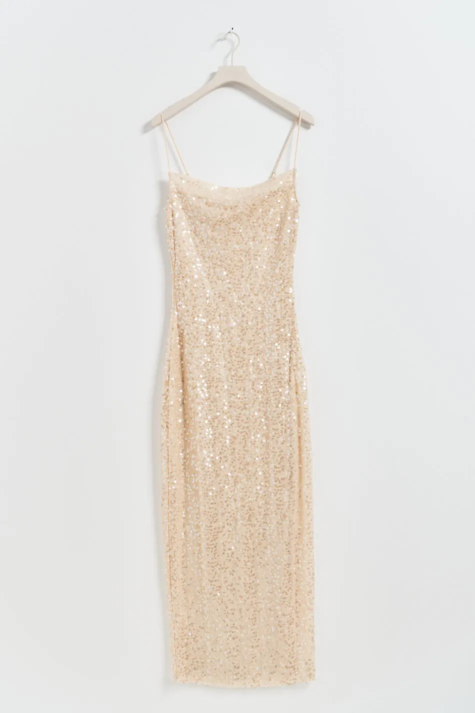 princess polly baby blue dress Strap sequin maxi dress - Beige - Women