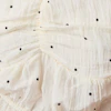 Cream dot aop