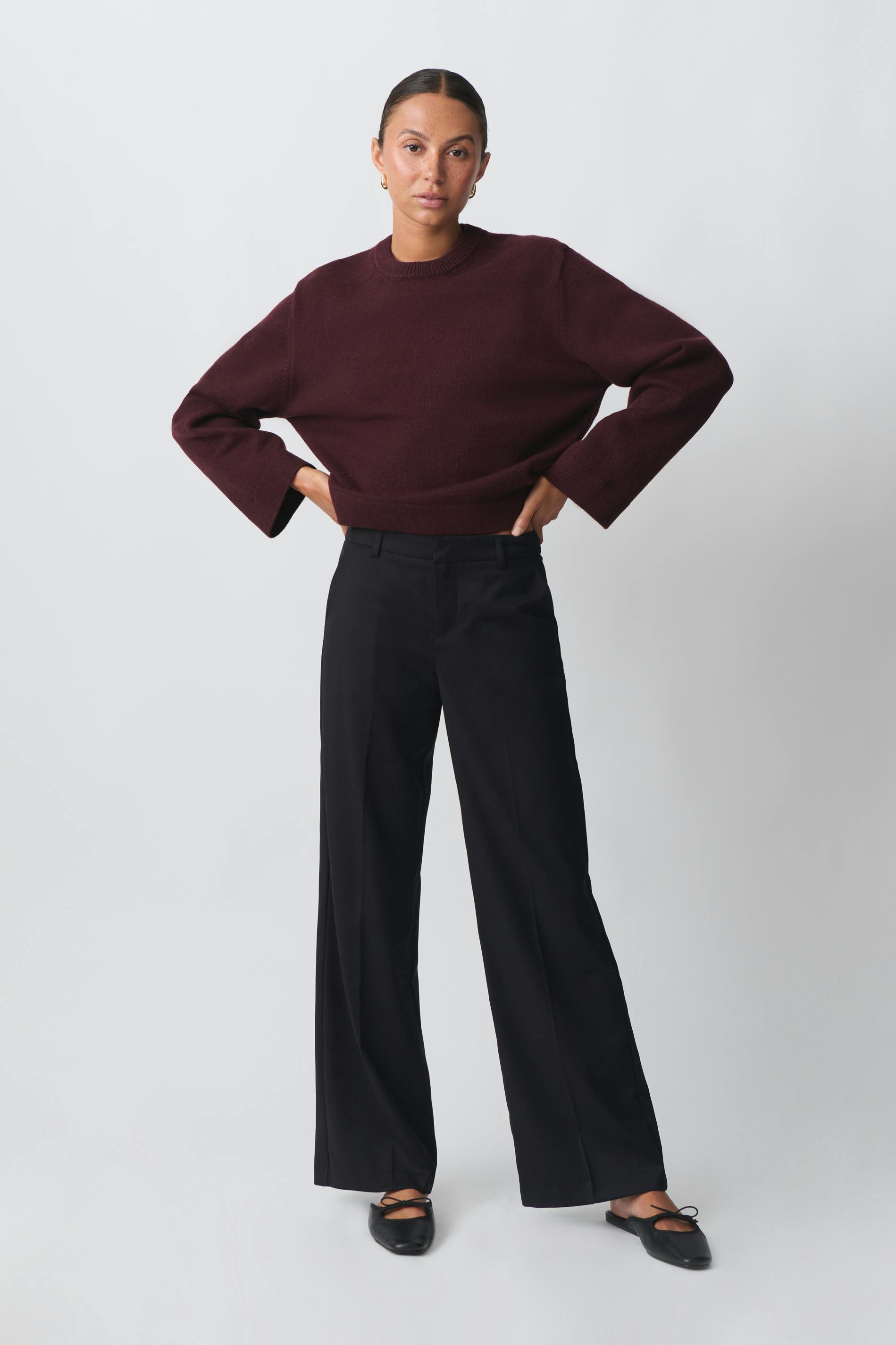 Läs mer om Wide leg suit trousers