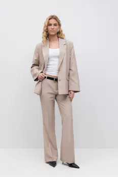 Relaxed Bootcut Trousers
