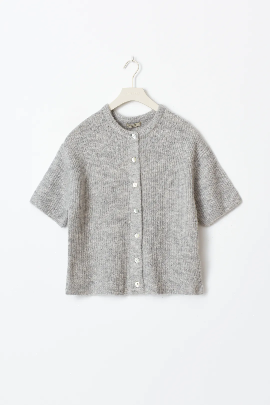 knitted cardigan - Grey - Women - Gina Tricot
