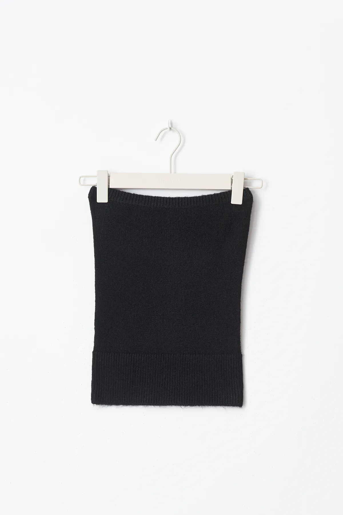 Gina Tricot - knitted tube top - bandeau topper - Svart - M - Dame