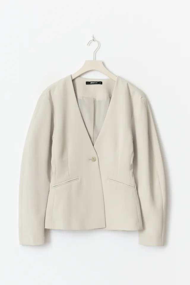Dam Blazer Vintage Stil Högkvalitativt Material main image 0