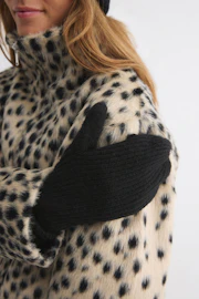 Rib mittens