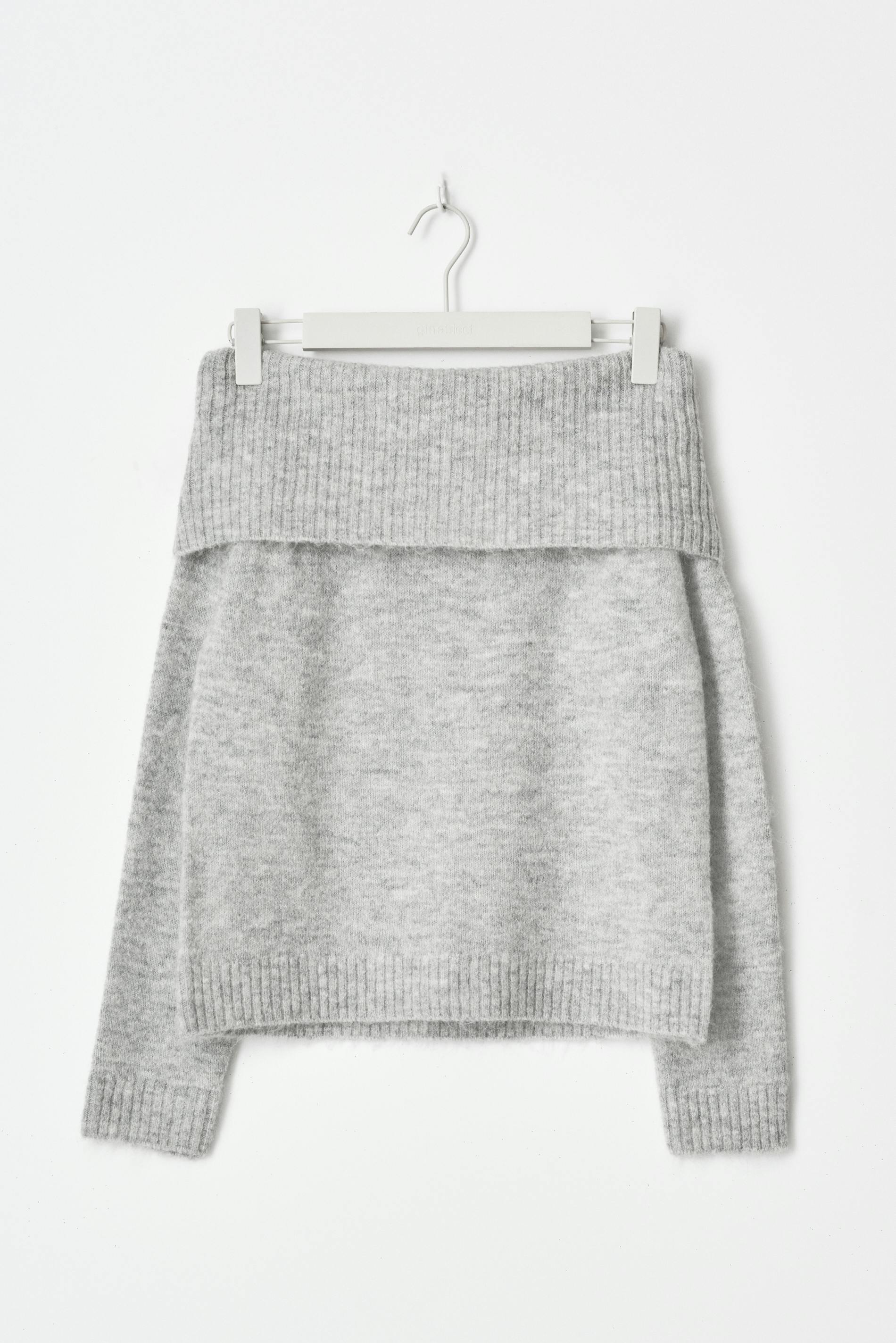H&m Off Shoulder Pullover Weiss Y Kn Off Shoulder Sweater