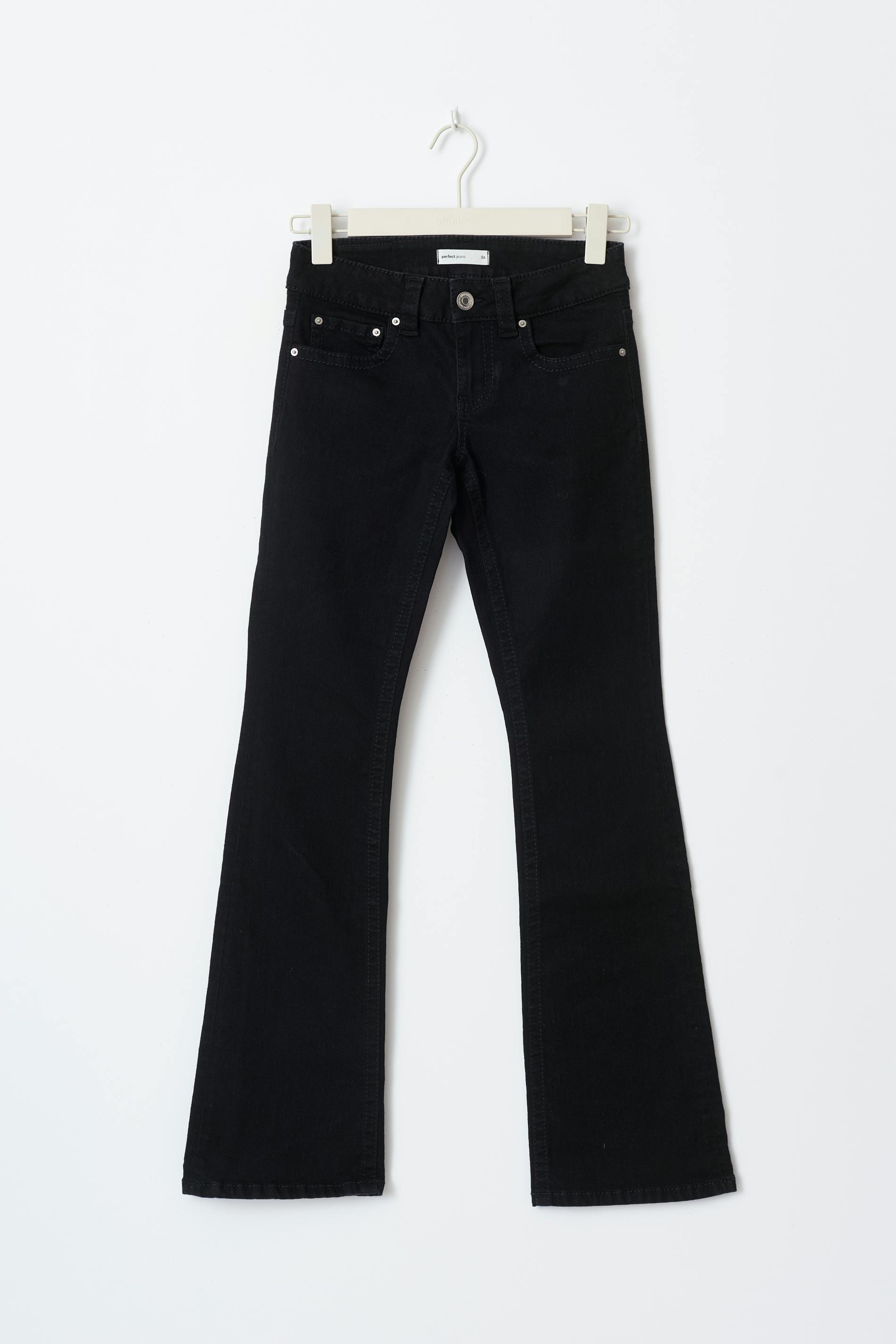 Gina Tricot - Y2k petite bootcut jeans - jeans flare & bootcut - Noir - 40 - Femme