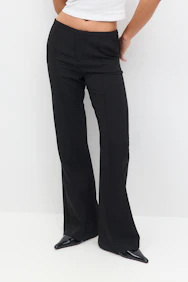 Mid Waist Bootcut Trousers