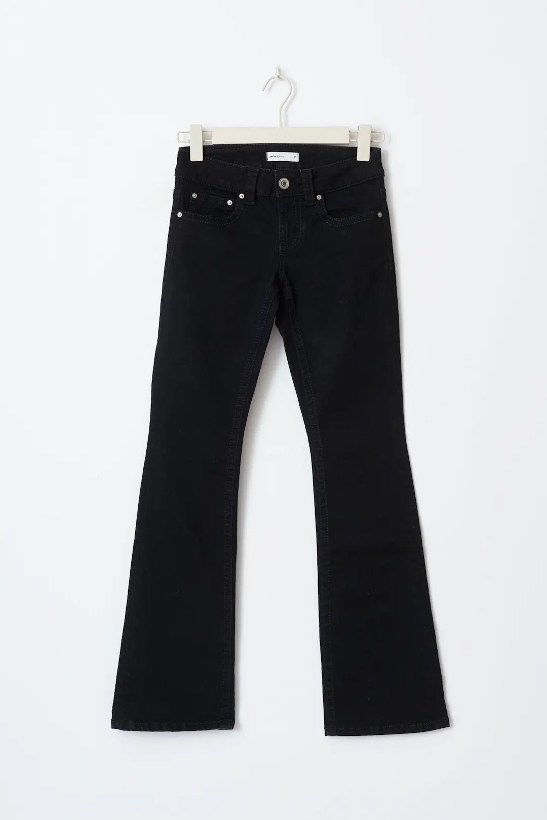 Y2k low bootcut jeans - Black - Women - Gina Tricot