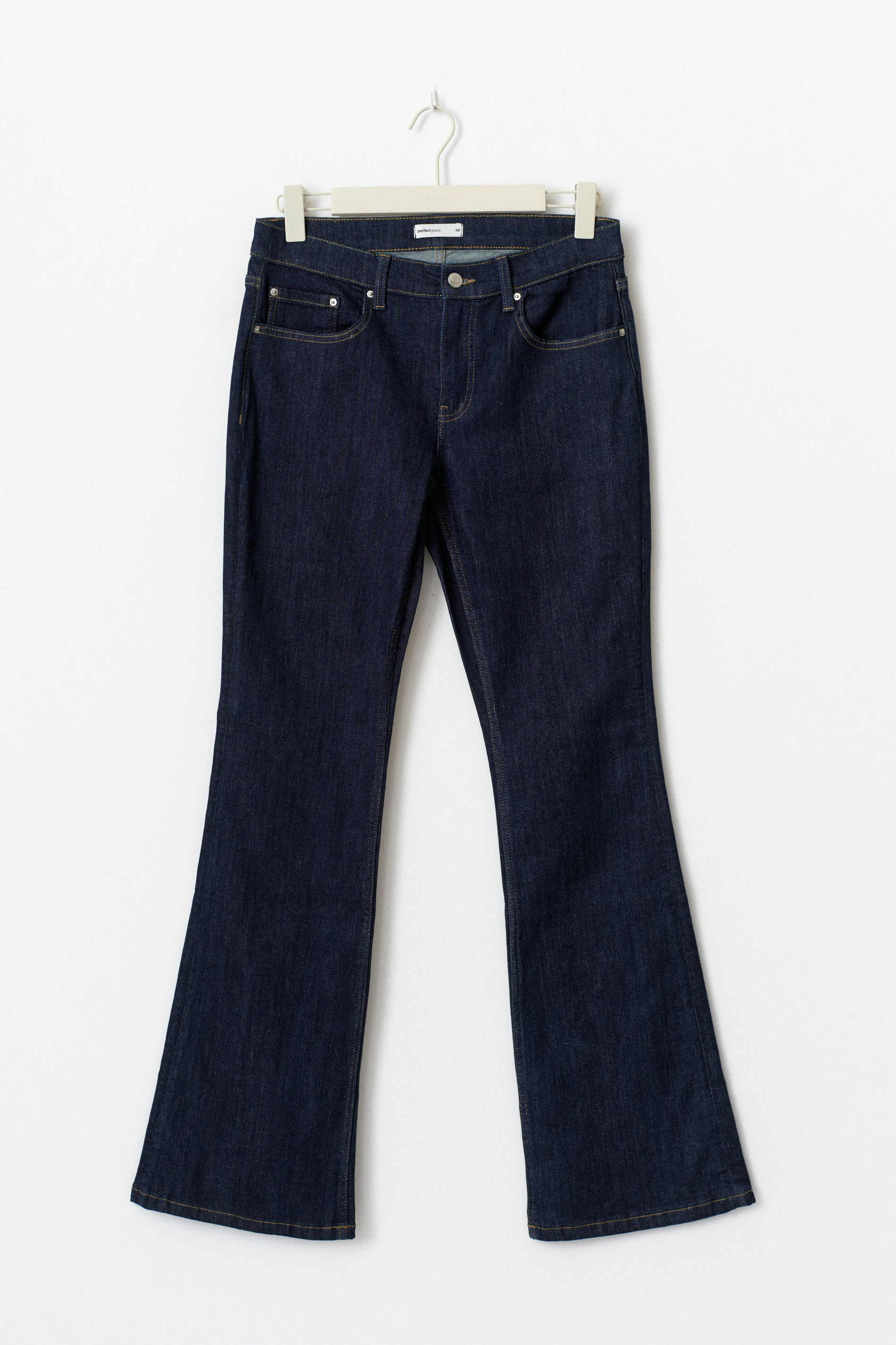 Gina Tricot Low petite bootcut jeans dam