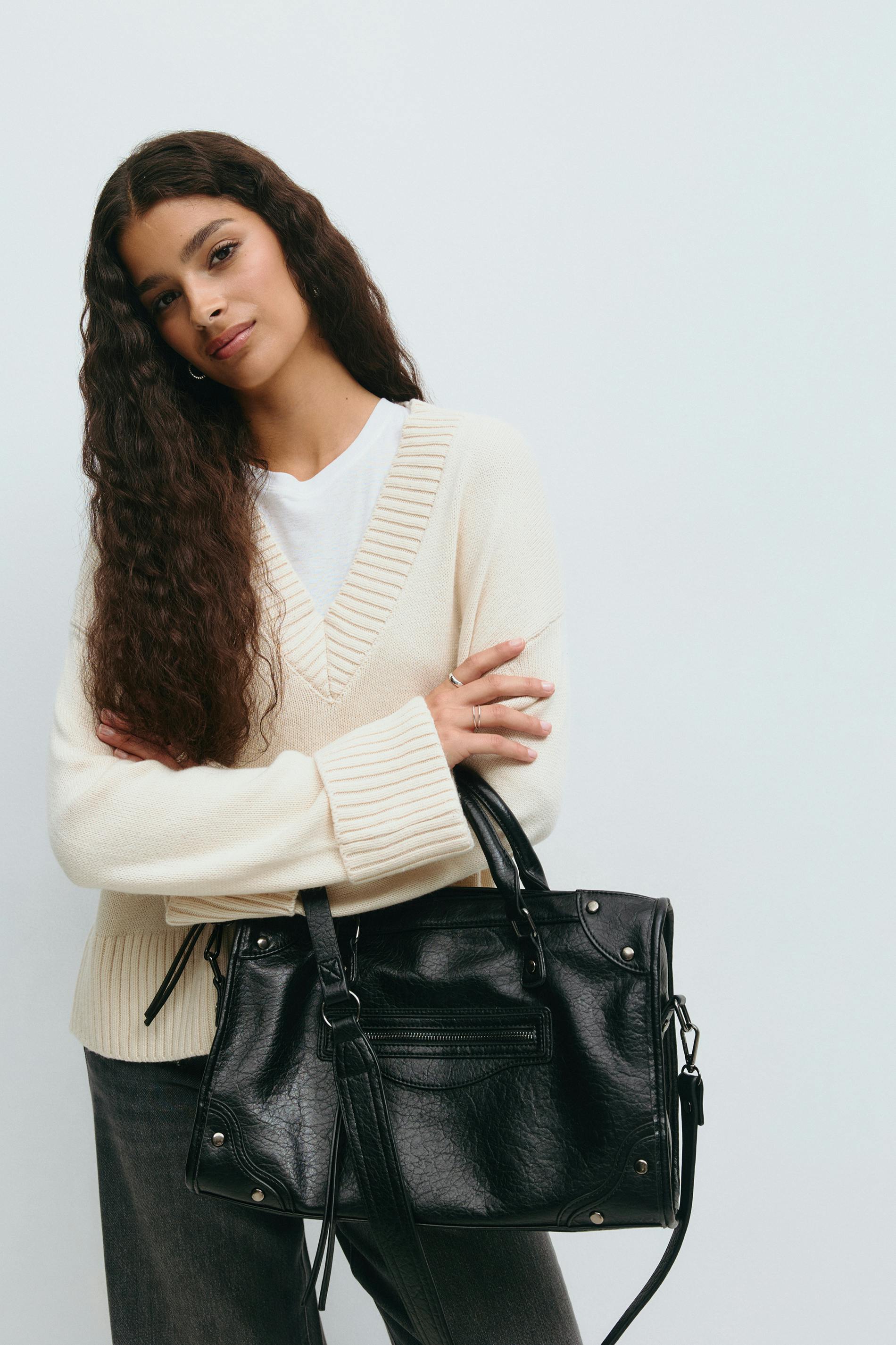 Gina Tricot - Large bag - Skuldervesker - Svart - ONESIZE - Dame