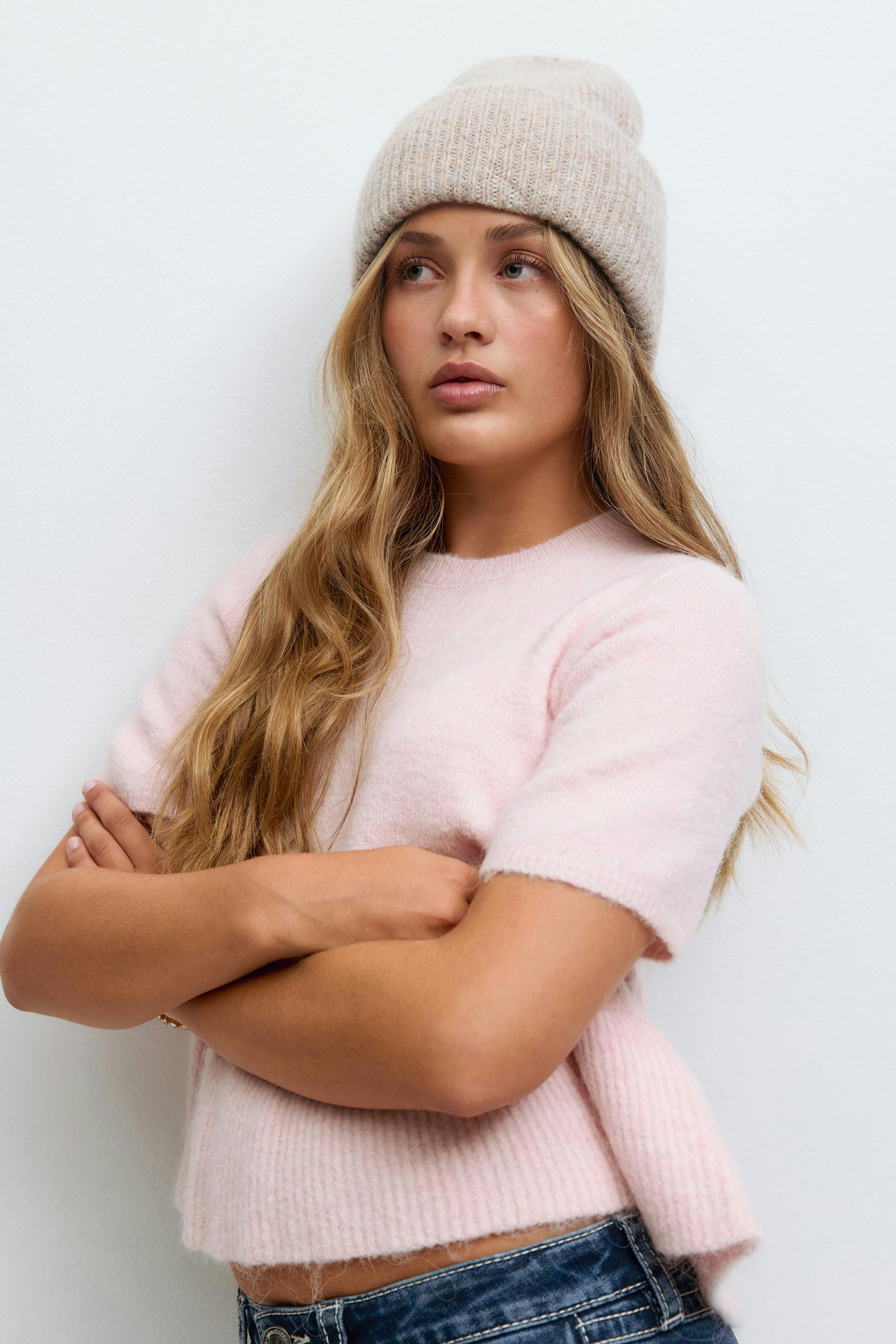 Y rib beanie