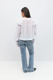 Chunky Low Flare Jeans