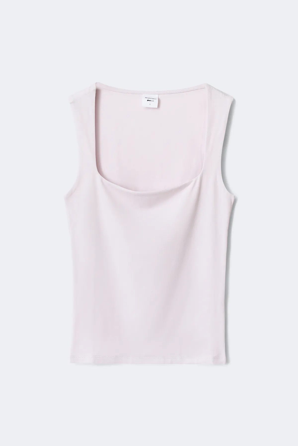 Square neck tank top - Purple - Women - Gina Tricot