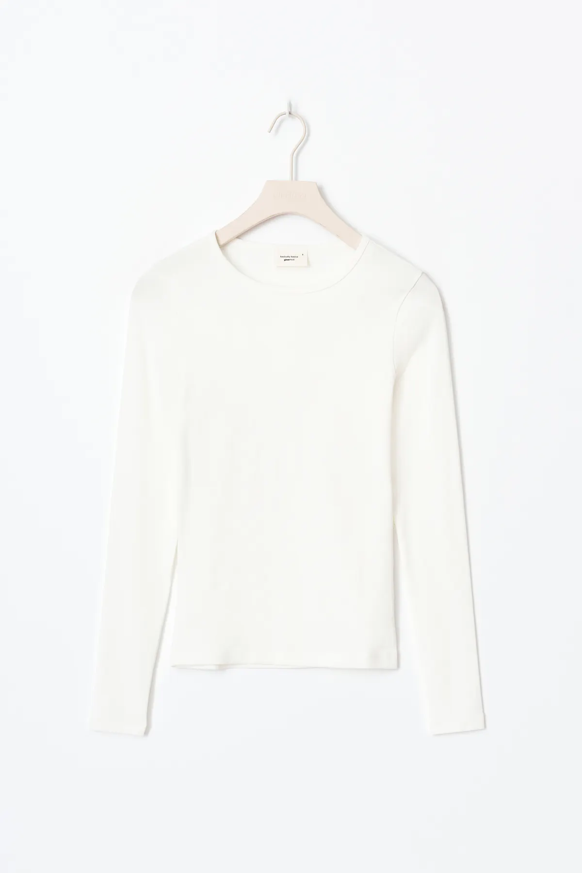 Women's Long Sleeve Scoop Neck Fitted Top - Basic Stretch Tee For Going Out - View #2