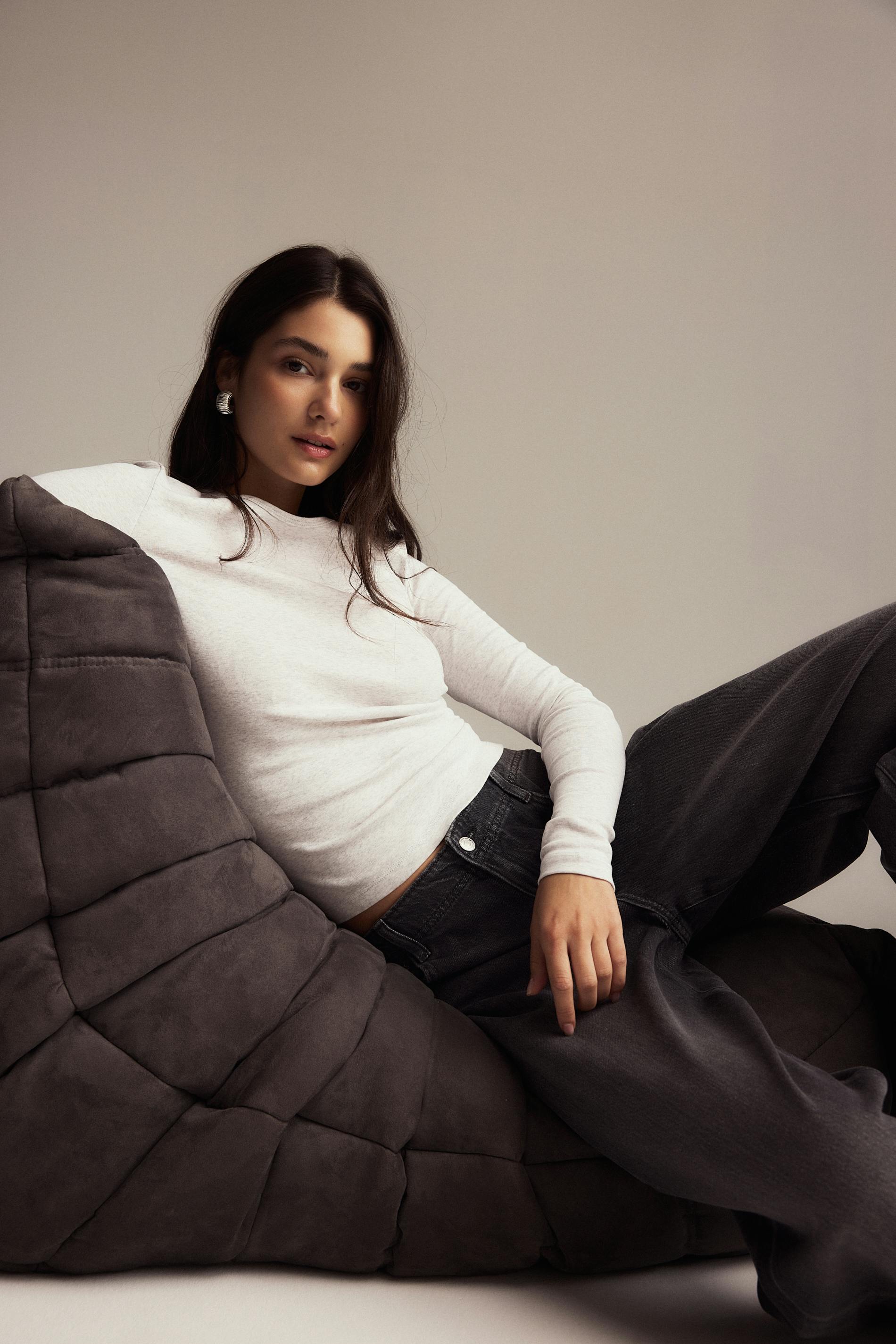 トップス melt the lady basic jersey tops ll gray トップス melt the lady basic jersey tops ll gray melt the