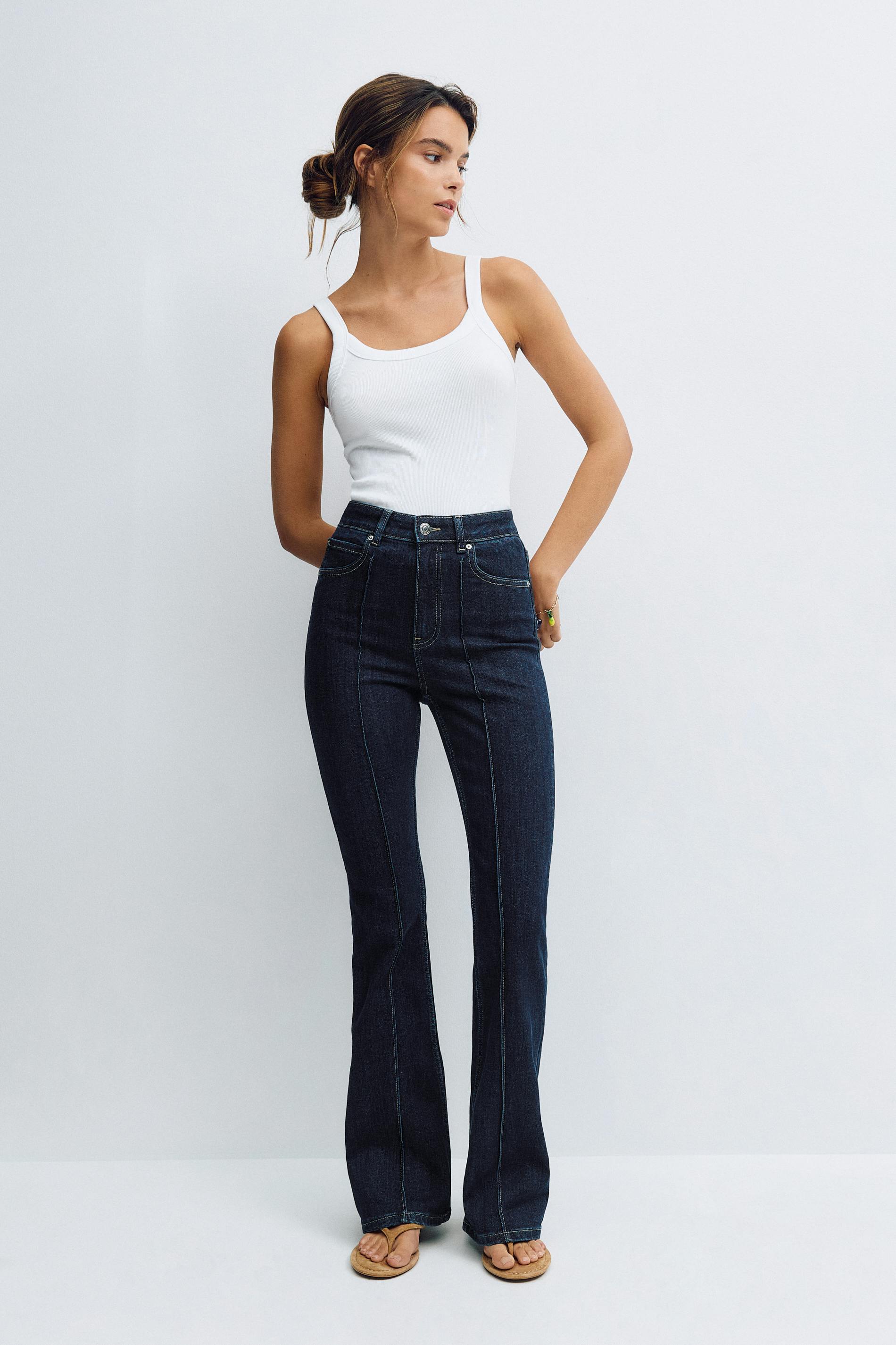 Gina Tricot - High bootcut jeans - jeans flare & bootcut - Bleu - 36 - Femme