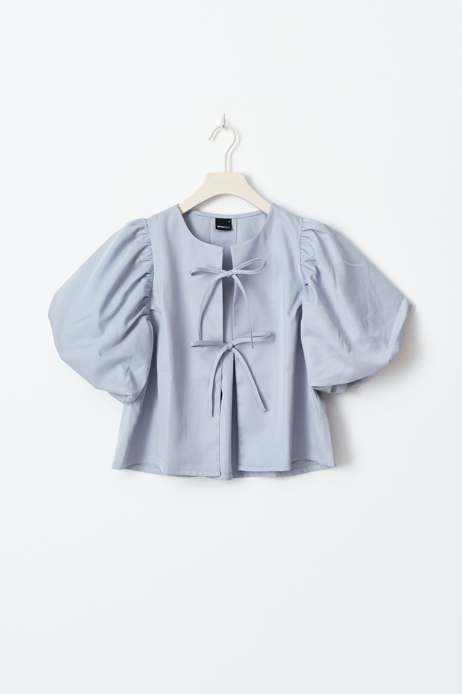 Puff sleeve blouse Blue Women Gina Tricot