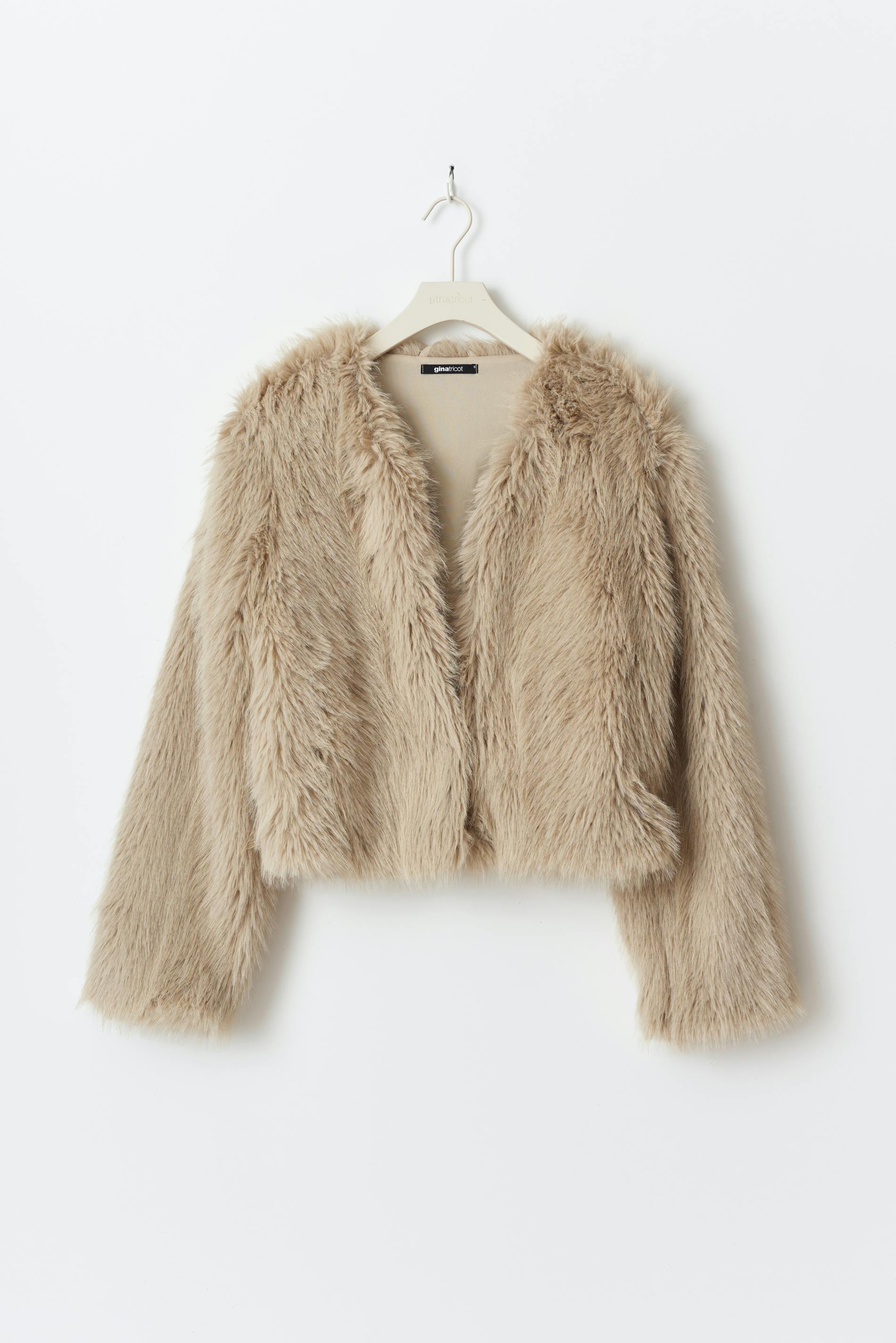 Faux fur jacket
