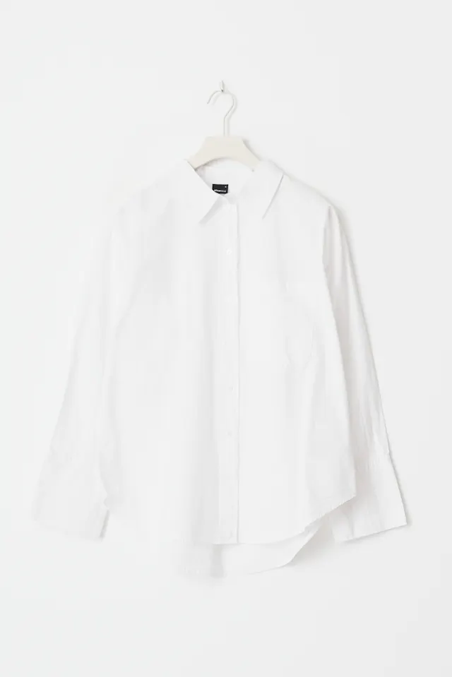 Noelle Poplin Shirt Hvit main image 1