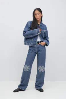 Embroidery Jeans