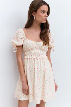 Puff Sleeve Dress