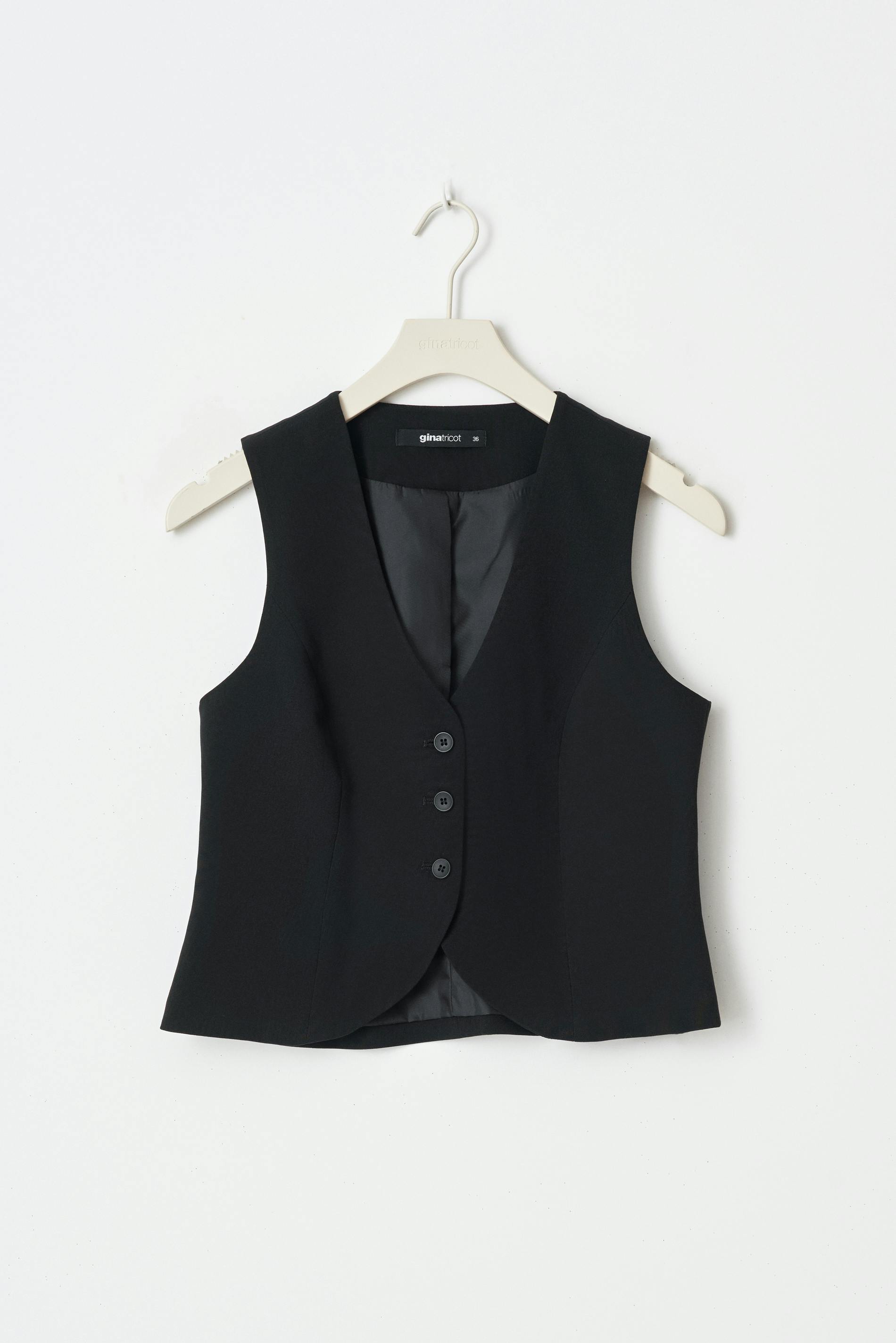 Yarn Knitted Vest Gina Tricot Gina Tricot Weste Knitted Vest