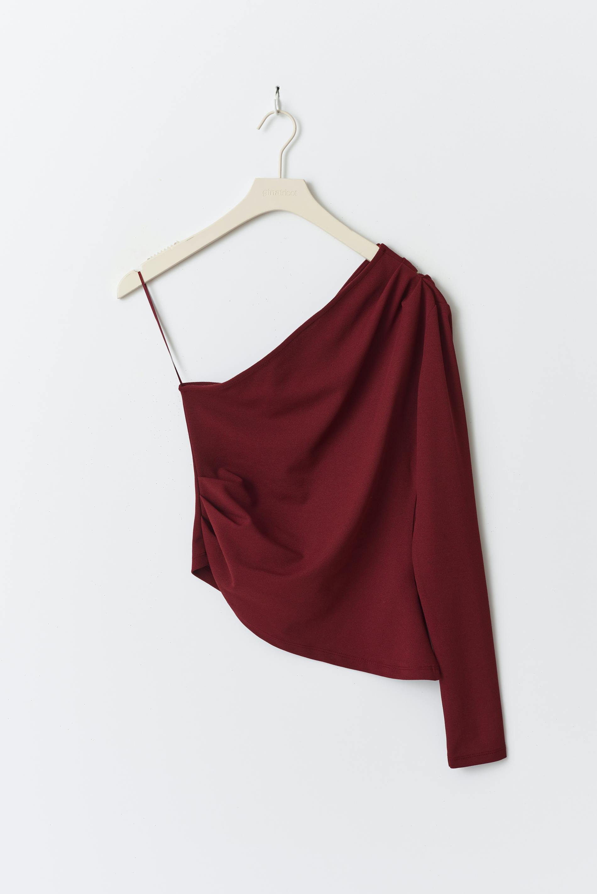 Shoulder Long Sleeve One Shoulder Top Lange Mouw Badu, Viscose Mix