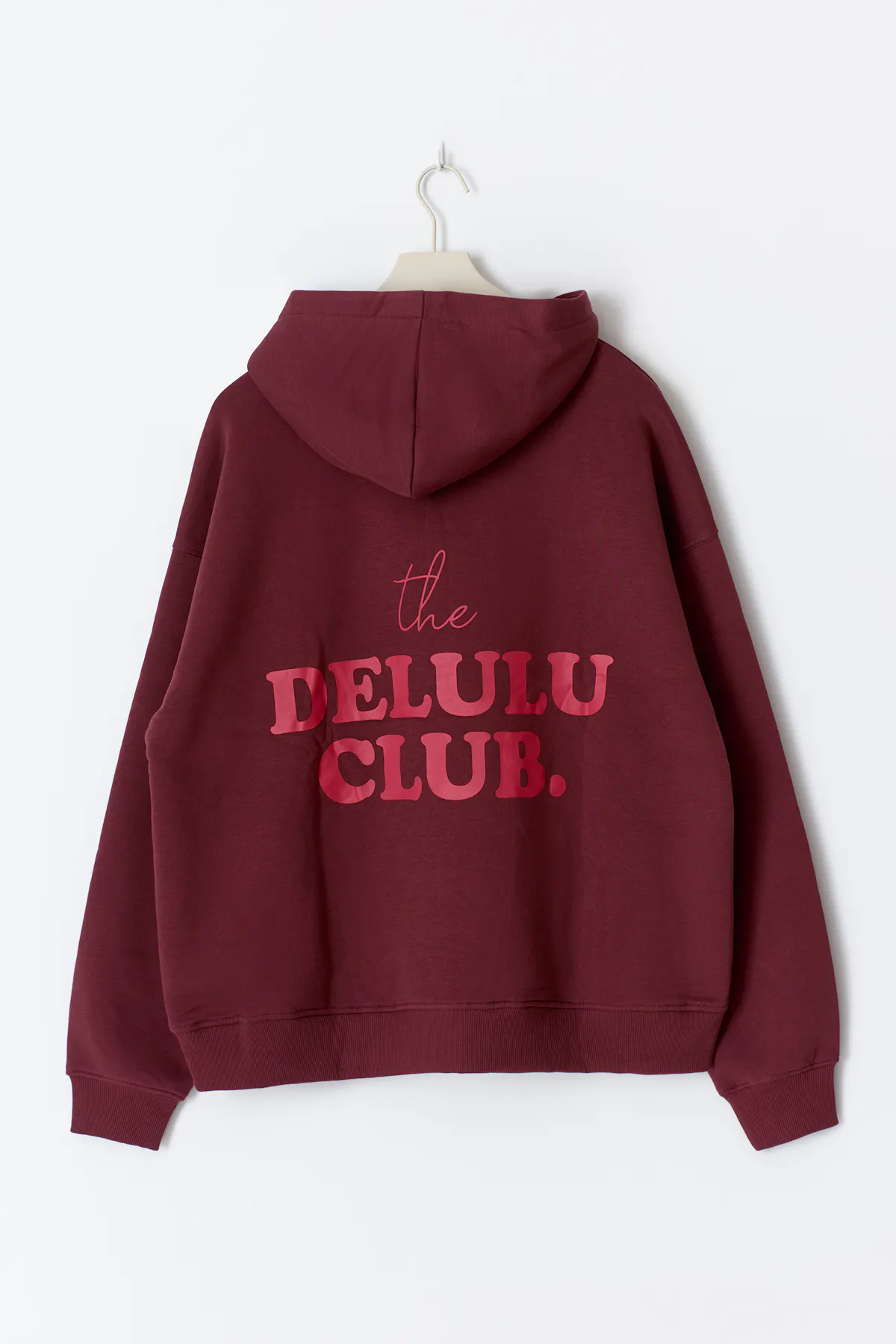 Pull à Capuche L.O.G.G. Femme Rouge Imprimé - Occasion Très Bon état Taille 12