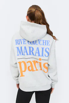 Oversized Print Hoodie